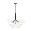 Load image into Gallery viewer, Farmhouze Light - Glam Cluster Geometric Faceted Glass Globe Chandelier - Chandelier - White -