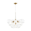 Load image into Gallery viewer, Farmhouze Light - Glam Cluster Geometric Faceted Glass Globe Chandelier - Chandelier - White -