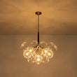 Load image into Gallery viewer, Farmhouze Light - Glam Cluster Geometric Faceted Glass Globe Chandelier - Chandelier - White -