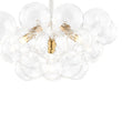 Load image into Gallery viewer, Farmhouze Light - Glam Cluster Geometric Faceted Glass Globe Chandelier - Chandelier - White -