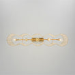 Load image into Gallery viewer, Farmhouze Light - Glam Decorative Crystal Accented Long Cage Island Chandelier - Chandelier - Brass -