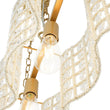 Load image into Gallery viewer, Farmhouze Light - Glam Decorative Crystal Accented Long Cage Island Chandelier - Chandelier - Brass -
