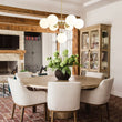 Load image into Gallery viewer, Farmhouze Light - Glam Milky White Glass Globe Linear Sputnik Chandelier - Chandelier - Brass -