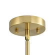 Load image into Gallery viewer, Farmhouze Light - Glam Milky White Glass Globe Linear Sputnik Chandelier - Chandelier - Brass -