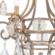 Load image into Gallery viewer, Farmhouze Light - Glam Vintage 6 - Light Crystal Accented Candle Style Chandelier - Chandelier - 6 - Light -