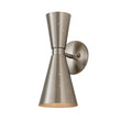 Load image into Gallery viewer, Farmhouze Light - Gleaming Dual Cone Wall Sconce Ambient Light - Wall Sconce - Nickel -