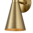 Load image into Gallery viewer, Farmhouze Light - Gleaming Dual Cone Wall Sconce Ambient Light - Wall Sconce - Nickel -