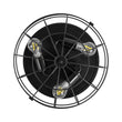 Load image into Gallery viewer, Farmhouze Light - Industrial 3 - Light Black Wire Guard Cage Ceiling Light - Ceiling Light - Black -