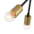 Load image into Gallery viewer, Farmhouze Light - Industrial 3 - Light Semi Flush Sputnik Ceiling Light - Ceiling Light - Black -
