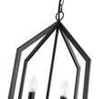 Load image into Gallery viewer, Farmhouze Light - Industrial 4 - Light Matte Black Cage Pendant Light - Pendant - Black -