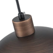 Load image into Gallery viewer, Farmhouze Light - Industrial Farmhouse Single Metal Dome Pendant Light - Chandelier - 11.8 inches -