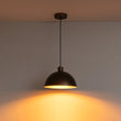 Load image into Gallery viewer, Farmhouze Light - Industrial Farmhouse Single Metal Dome Pendant Light - Chandelier - 11.8 inches -