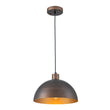 Load image into Gallery viewer, Farmhouze Light - Industrial Farmhouse Single Metal Dome Pendant Light - Chandelier - 11.8 inches -