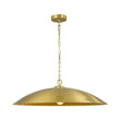 Load image into Gallery viewer, Farmhouze Light - Industrial Saucer Oversized Dome Pendant Light - Chandelier - Brass -