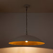 Load image into Gallery viewer, Farmhouze Light - Industrial Saucer Oversized Dome Pendant Light - Chandelier - White -