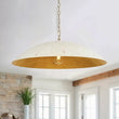 Load image into Gallery viewer, Farmhouze Light - Industrial Saucer Oversized Dome Pendant Light - Chandelier - White -