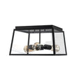 Load image into Gallery viewer, Farmhouze Light - Industrial Square Glass Lantern Flush Mount Ceiling Light - Ceiling Light - 14.6 in -