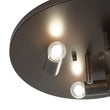 Load image into Gallery viewer, Farmhouze Light - Industrial Wire Frame Seeded Glass Round Ceiling Light - Ceiling Light - Oil - Rubbed Bronze -