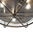 Load image into Gallery viewer, Farmhouze Light - Industrial Wire Frame Seeded Glass Round Ceiling Light - Ceiling Light - Oil - Rubbed Bronze -