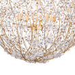 Load image into Gallery viewer, Farmhouze Light - Luxe French Farmhouse Crystal Flower Sphere Chandelier - Chandelier - 6 - Light -
