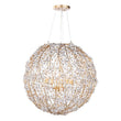 Load image into Gallery viewer, Farmhouze Light - Luxe French Farmhouse Crystal Flower Sphere Chandelier - Chandelier - 6 - Light -