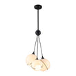 Load image into Gallery viewer, Farmhouze Light - Luxe Moody Style Cluster White Glass Globe Pendant Light - Chandelier - 3 - Light -