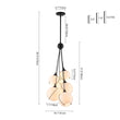 Load image into Gallery viewer, Farmhouze Light - Luxe Moody Style Cluster White Glass Globe Pendant Light - Chandelier - 6 - Light -