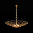 Load image into Gallery viewer, Farmhouze Light - Luxury Gold Foiled Traditional Large Round Sunburst Chandelier - Chandelier - Gold -