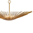Load image into Gallery viewer, Farmhouze Light - Luxury Gold Foiled Traditional Large Round Sunburst Chandelier - Chandelier - Gold -