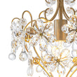 Load image into Gallery viewer, Farmhouze Light - Luxury Gold Scrollwork Crystal Flower Cage Pendant Light - Chandelier - Gold -