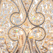Load image into Gallery viewer, Farmhouze Light - Luxury Vintage Silver Crystal Accented Sphere Chandelier - Chandelier - 11.8 in -