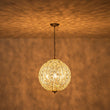 Load image into Gallery viewer, Farmhouze Light - Luxury Vintage Silver Crystal Accented Sphere Chandelier - Chandelier - 11.8 in -