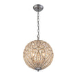Load image into Gallery viewer, Farmhouze Light - Luxury Vintage Silver Crystal Accented Sphere Chandelier - Chandelier - 11.8 in -