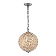 Load image into Gallery viewer, Farmhouze Light - Luxury Vintage Silver Crystal Accented Sphere Chandelier - Chandelier - 11.8 in -