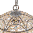 Load image into Gallery viewer, Farmhouze Light - Luxury Vintage Silver Crystal Accented Sphere Chandelier - Chandelier - 11.8 in -