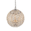 Load image into Gallery viewer, Farmhouze Light - Luxury Vintage Silver Crystal Accented Sphere Chandelier - Chandelier - 11.8 in -