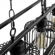 Load image into Gallery viewer, Farmhouze Light - Matte Black 4 - Light Rectangle Cage Kitchen Island Pendant - Chandelier - Black -