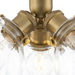 Load image into Gallery viewer, Farmhouze Light - Mid - Century 3 - Light Clear Glass Globe Bubble Ceiling Light - Ceiling Light - Brass -
