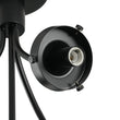Load image into Gallery viewer, Farmhouze Light - Mid - Century 4 - Light Clear Glass Globe Bubble Ceiling Light - Ceiling Light - Nickel -