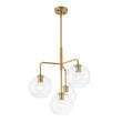 Load image into Gallery viewer, Farmhouze Light - Mid - Century 4 - Light Tiered Sputnik Glass Globe Chandelier - Chandelier - Oil - Rubbed Bronze -