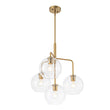 Load image into Gallery viewer, Farmhouze Light - Mid - Century 4 - Light Tiered Sputnik Glass Globe Chandelier - Chandelier - Oil - Rubbed Bronze -