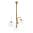 Load image into Gallery viewer, Farmhouze Light - Mid - Century 4 - Light Tiered Sputnik Glass Globe Chandelier - Chandelier - Oil - Rubbed Bronze -