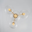 Load image into Gallery viewer, Farmhouze Light - Mid - Century 4 - Light Tiered Sputnik Glass Globe Chandelier - Chandelier - Oil - Rubbed Bronze -