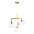 Load image into Gallery viewer, Farmhouze Light - Mid - Century 4 - Light Tiered Sputnik Glass Globe Chandelier - Chandelier - Oil - Rubbed Bronze -