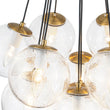Load image into Gallery viewer, Farmhouze Light - Mid - Century Cluster Bubble Seeded Glass Globe Chandelier - Chandelier - 13 Bulbs -