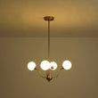 Load image into Gallery viewer, Farmhouze Light - Mid - Century Firework Milky Glass Globe Bubble Chandelier - Chandelier - 4 - Light -