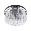 Load image into Gallery viewer, Farmhouze Light - Mid - Century Layered Textured Glass Round Ceiling Light - Chandelier - Brass -
