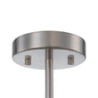 Load image into Gallery viewer, Farmhouze Light - Mid - Century Layered Textured Glass Round Ceiling Light - Chandelier - Nickel/6 - Light -