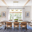 Load image into Gallery viewer, Farmhouze Light - Mid - century Modern Frosted Glass Bubble Island Chandelier - Chandelier - Brass -
