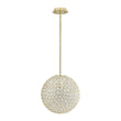 Load image into Gallery viewer, Farmhouze Light - Mid - Century Modern Luxe Gold Crystal Sphere Chandelier - Chandelier - Gold -